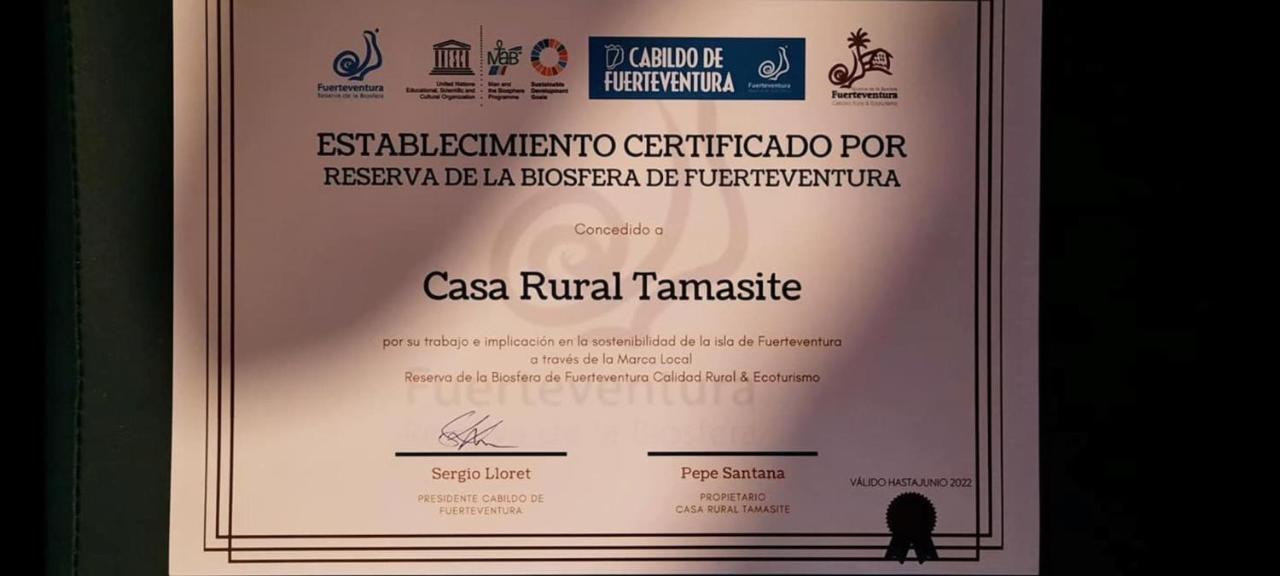 Casa Rural Tamasite Tuineje Exteriér fotografie